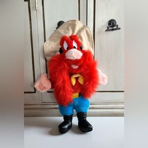 Vintage 1995 Yosemite Sam 20" Tall Plush Looney Tunes Ace Novelty Stuffed Toy